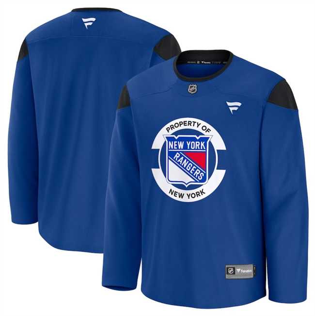 Men%27s New York Rangers Royal 2024-25 Team Practice Stitched Hockey Jersey Dzhi